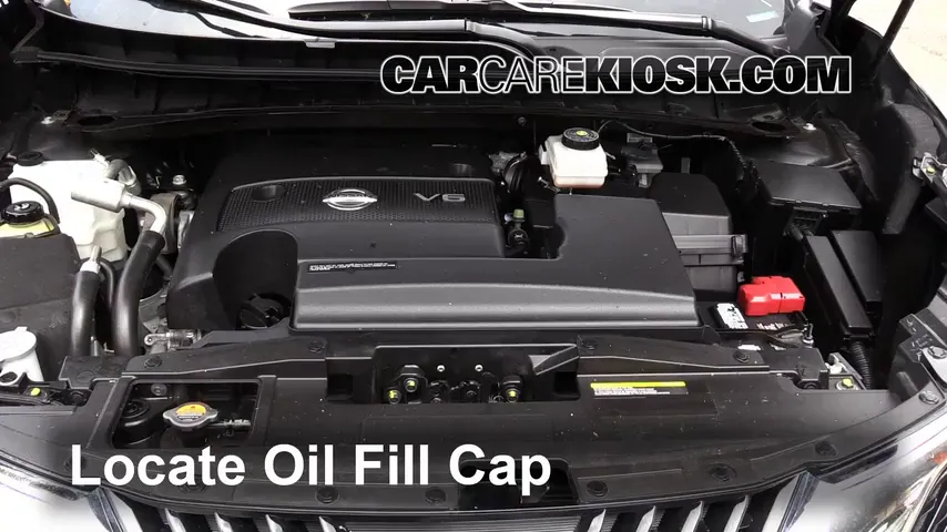 2015 Nissan Murano Platinum 3.5L V6 Oil Add Oil
